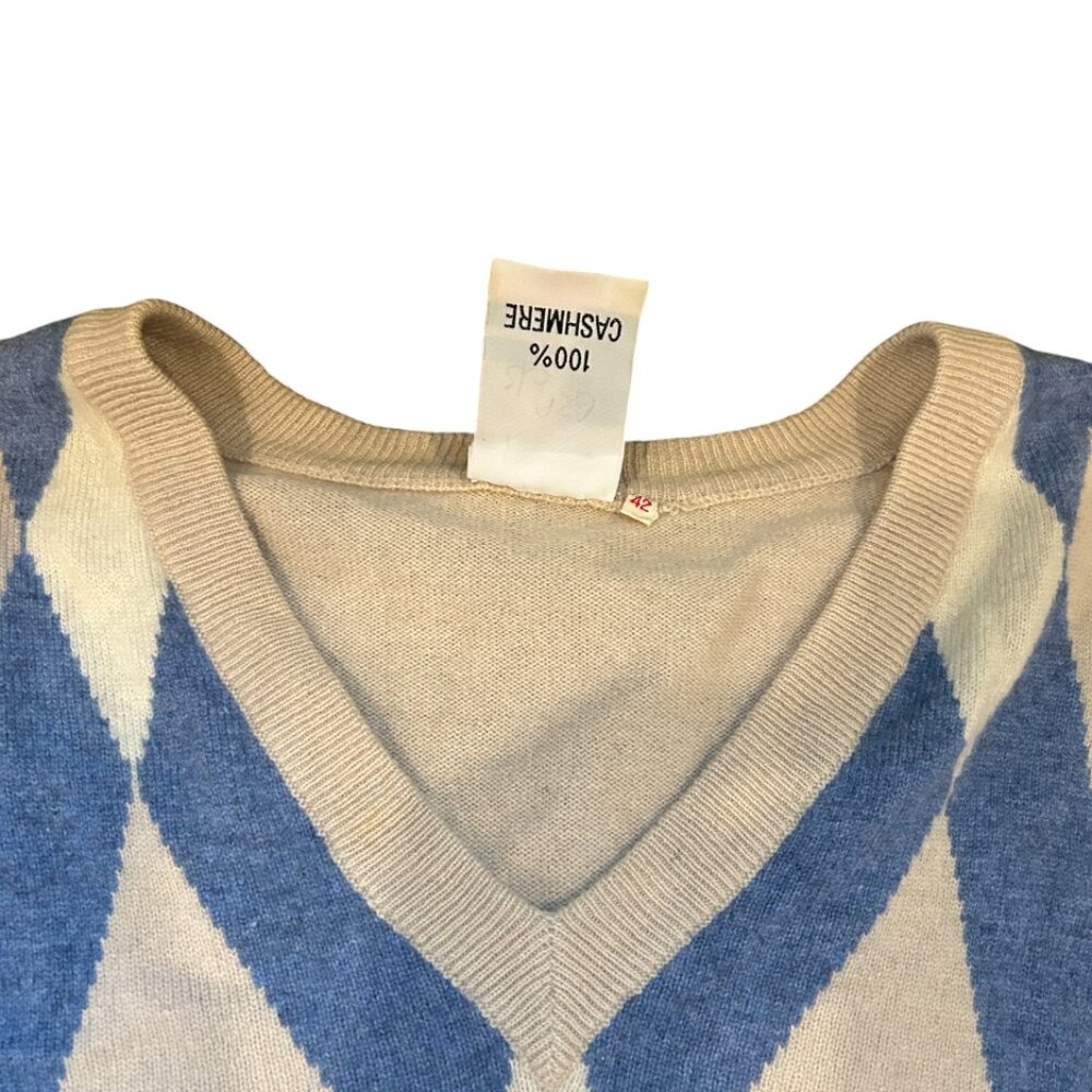 Cashmere Vintage Plaid Vest